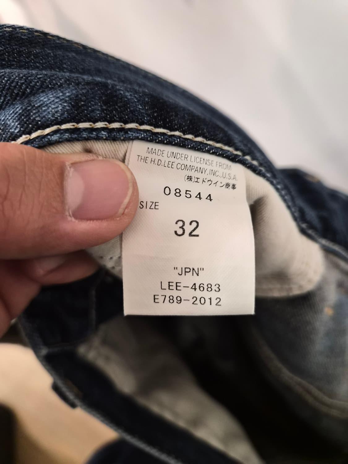 32) LEE COWBOY 신치백 데님 반바지 팝니다 상품이미지7