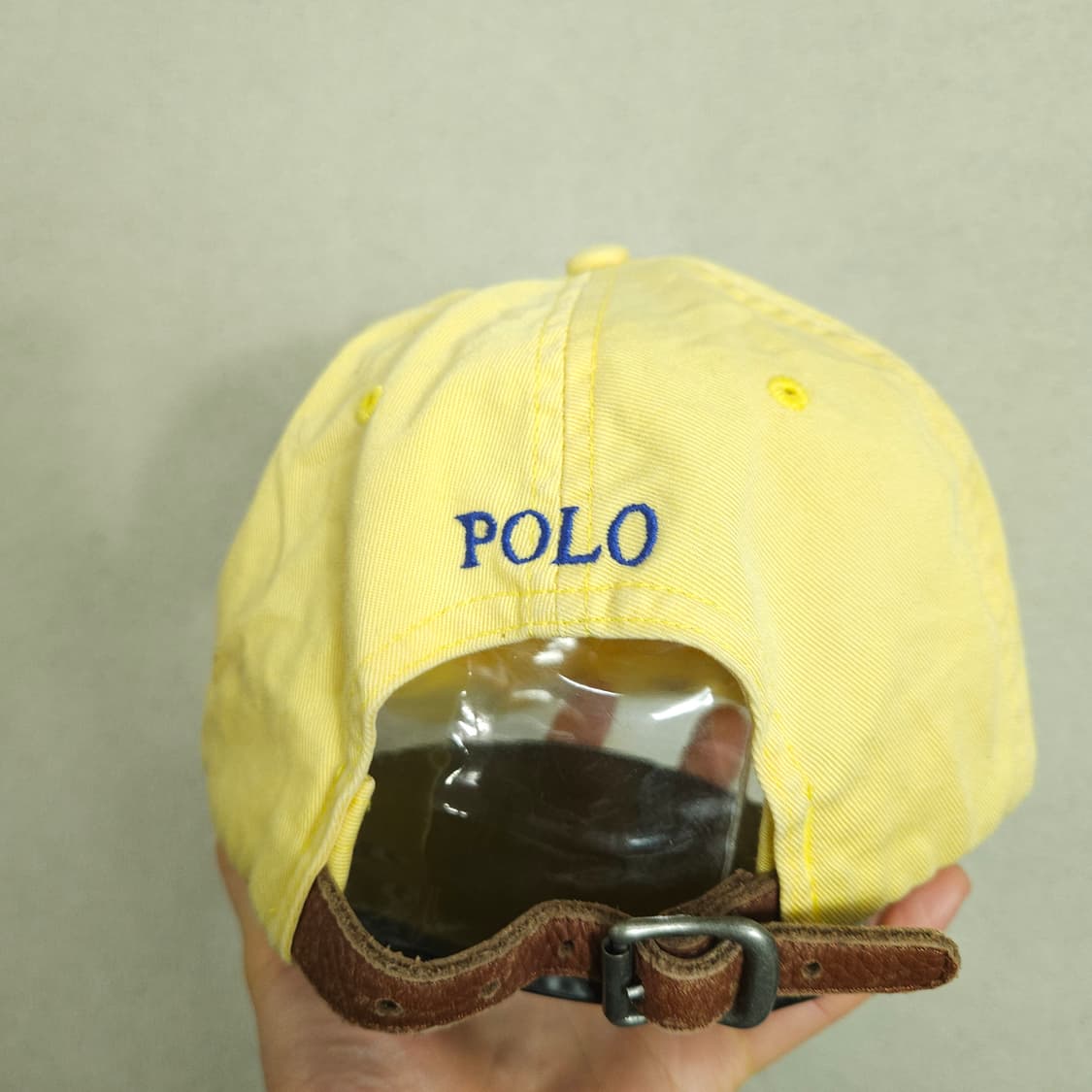 폴로 랄프 로렌 레더 스트랩 볼캡 상품이미지4