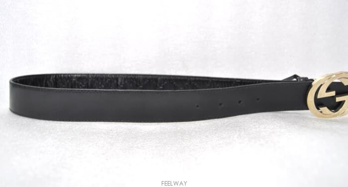 구찌/남성인터로킹시마가죽벨트(허리28~30) 상품이미지5