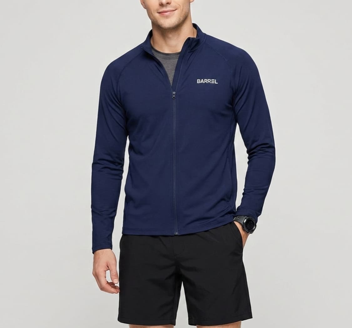 [100]배럴 집업 래쉬가드 상품이미지1