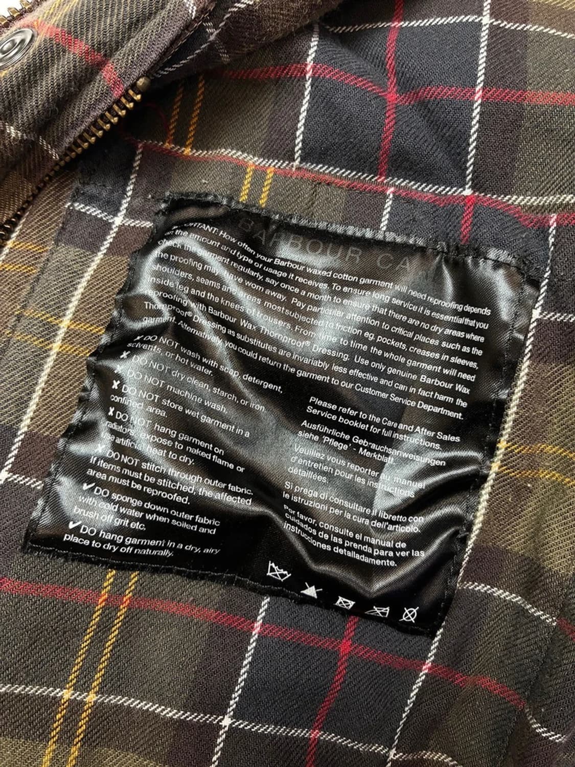 바버 BARBOUR 클래식 비데일 왁스드 자켓 PN5607    상품이미지8