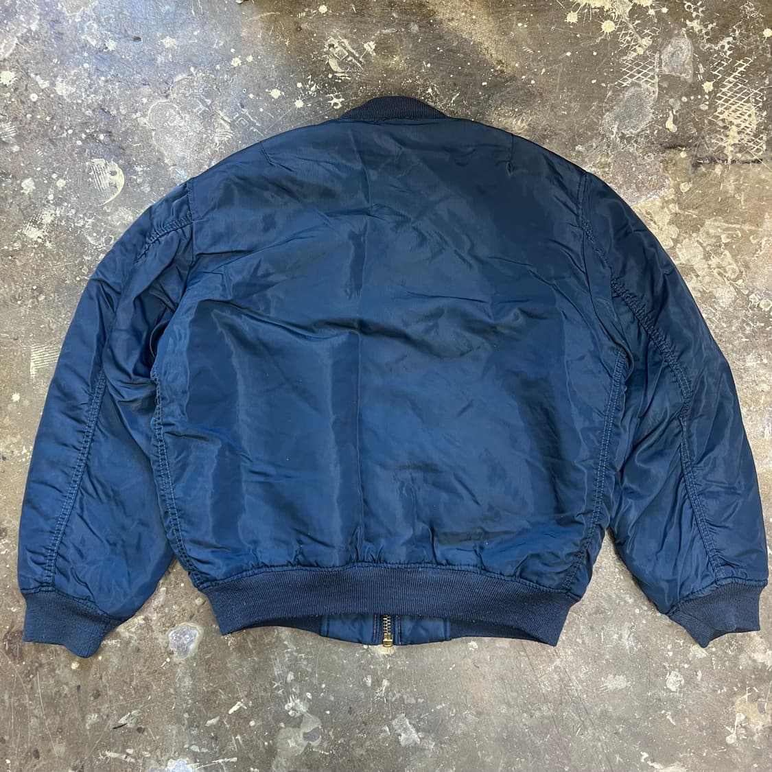 M) 알파 인더스트리 빈티지 MA-1 항공점퍼 메이드인 코리아 아메카지 상품이미지3