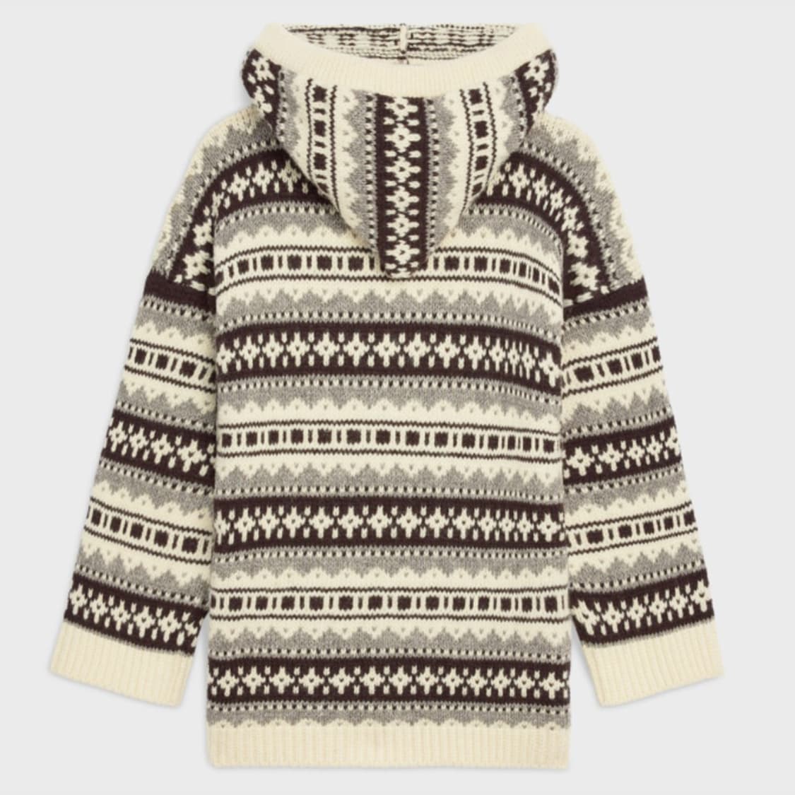 CELINE 21AW 셀린 풀오버 바자 울 니트 후디 상품이미지2