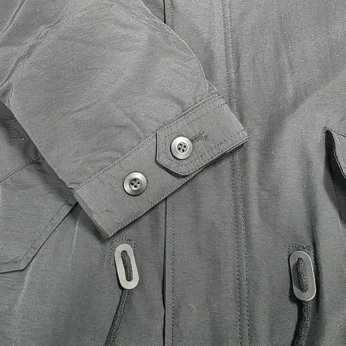 1676 8SECONDS 남성 95(M) 검정 롱 점퍼 안감 누빔 코 상품이미지5