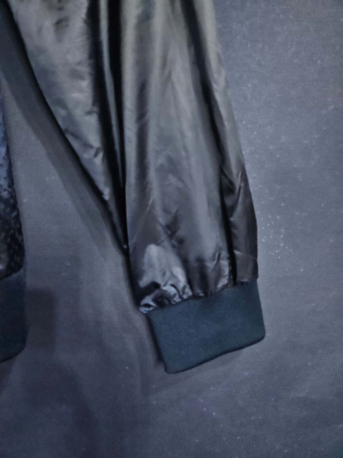 코오롱스포츠 유광 네이비 남성 100 바람막이 항공점퍼  상품이미지5