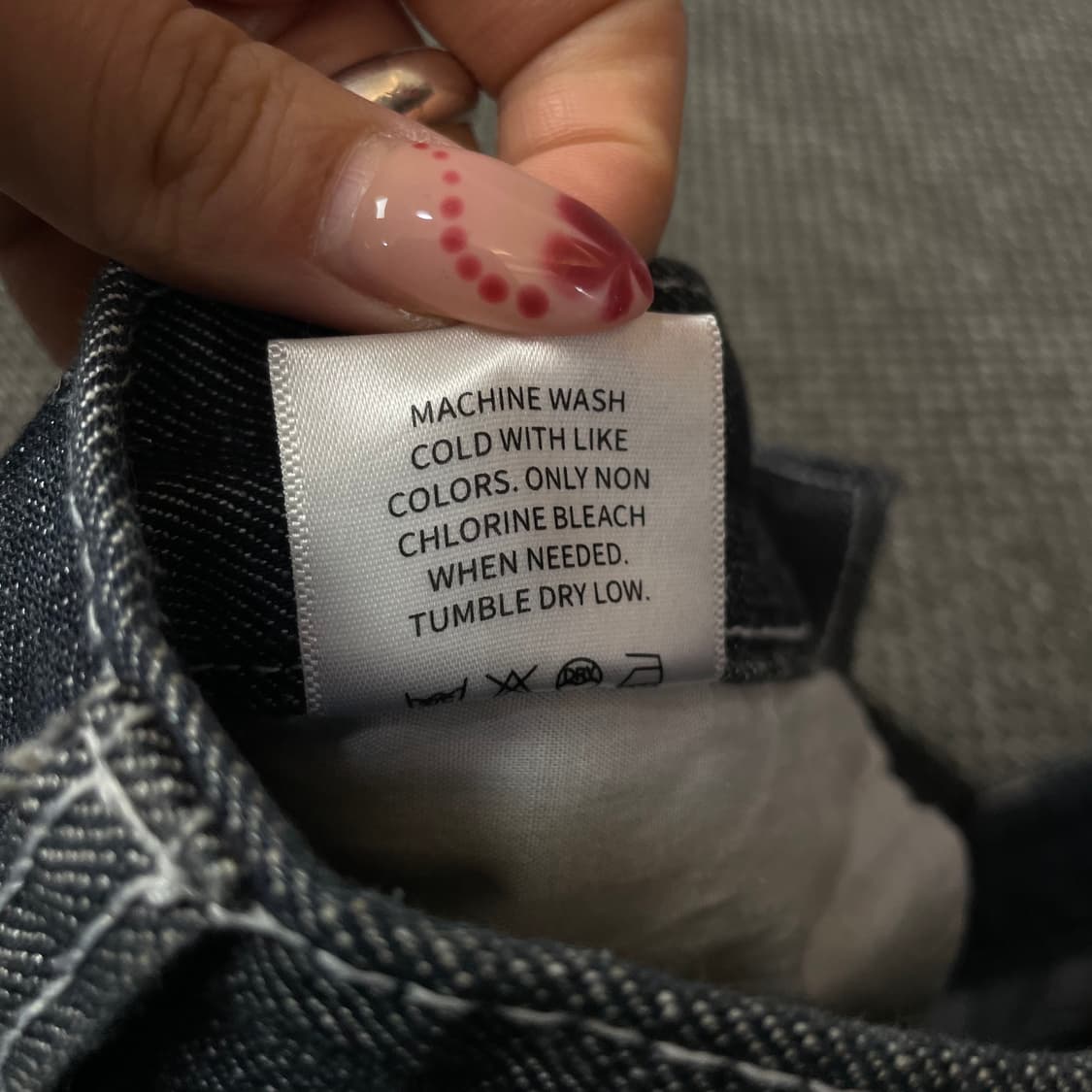 (28) 빈티지 그레이 스티치 데님 팬츠 S 상품이미지4