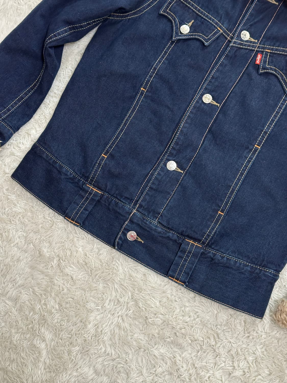 리바이스 TYPE 1 JEANS 양털 데님 자켓 105 상품이미지6