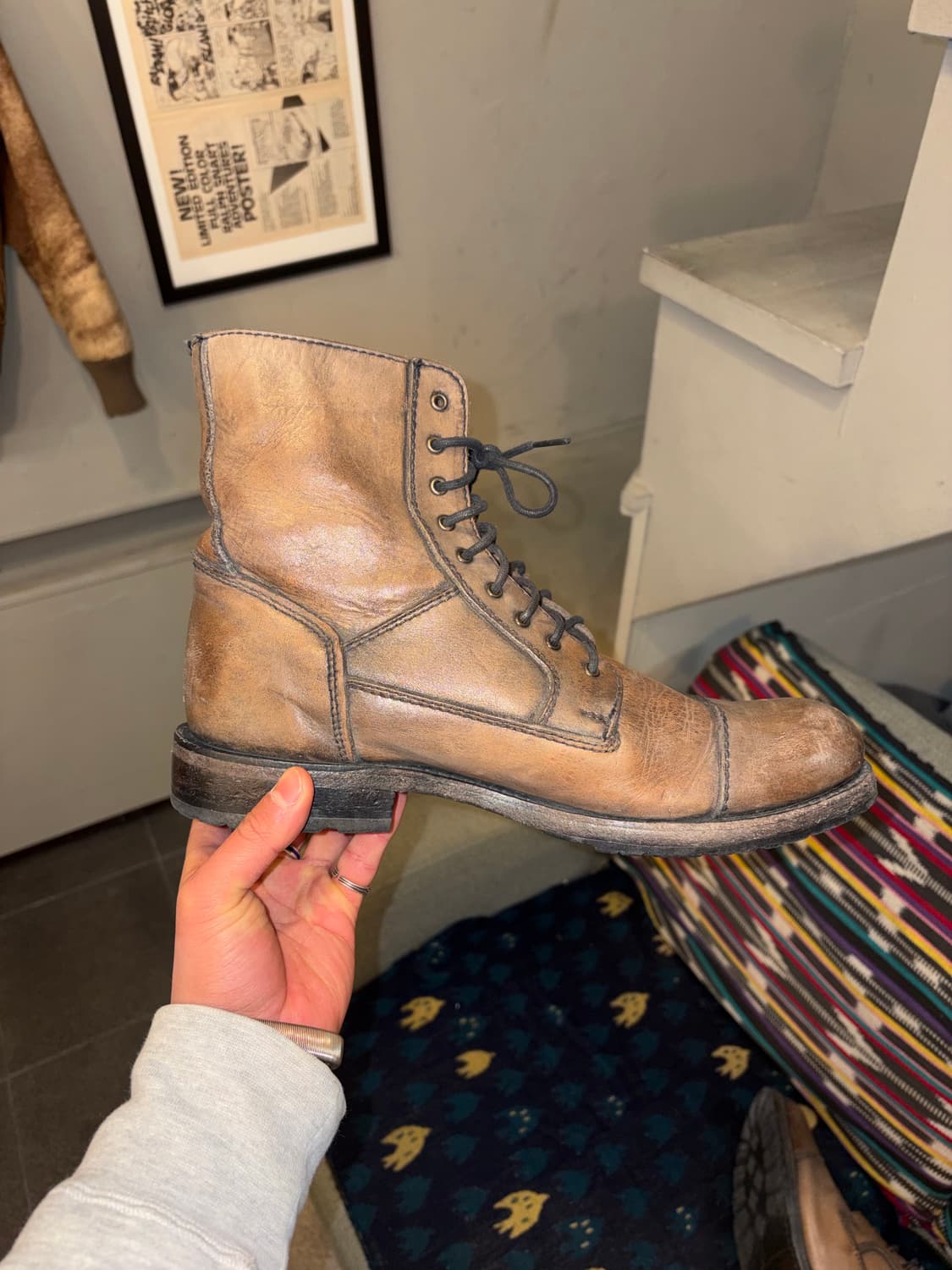 00’s Harley Davidson black label boots 상품이미지6