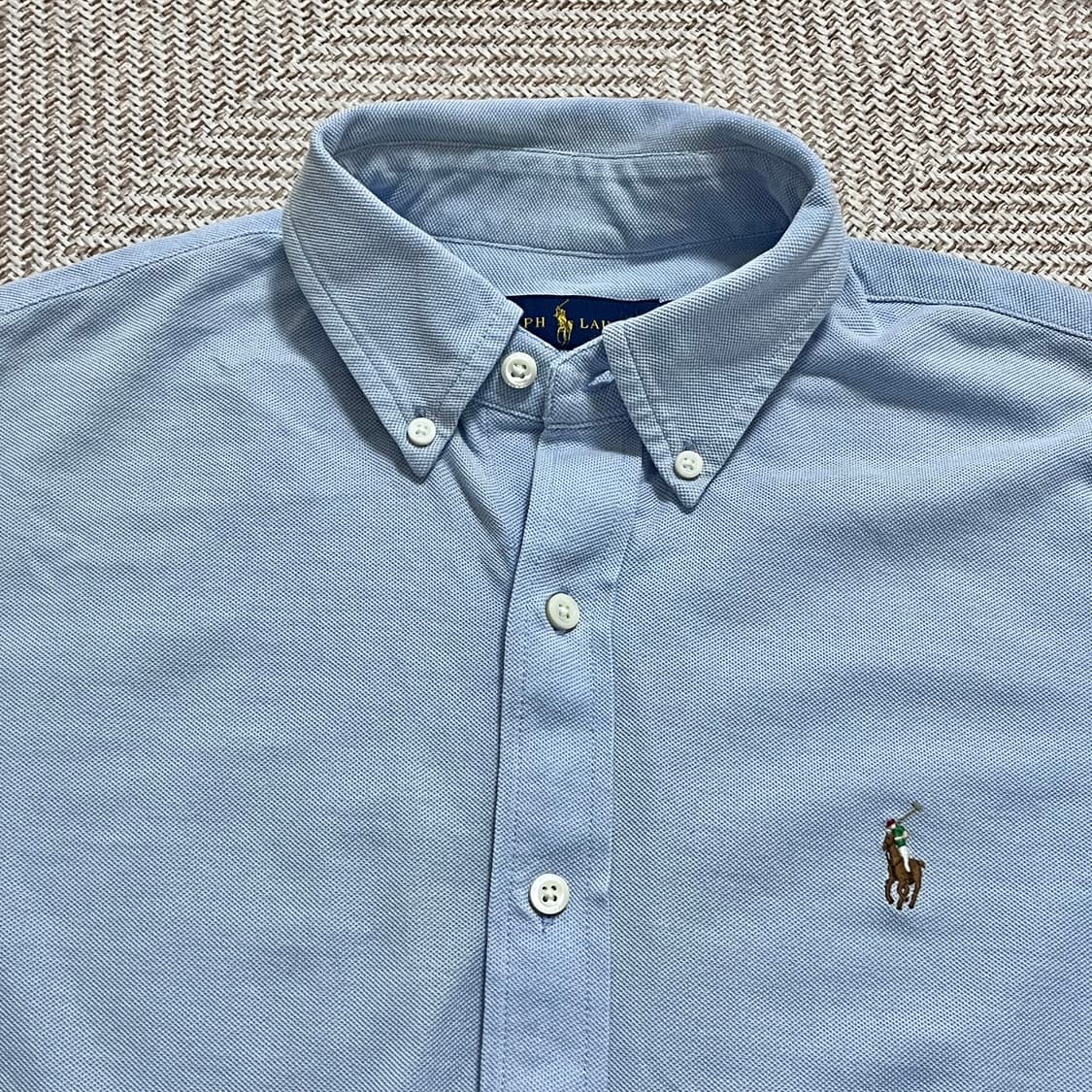 [정품] 폴로 소라 / 멀티포니 면소재 솔리드 셔츠 [ M ] 상품이미지4