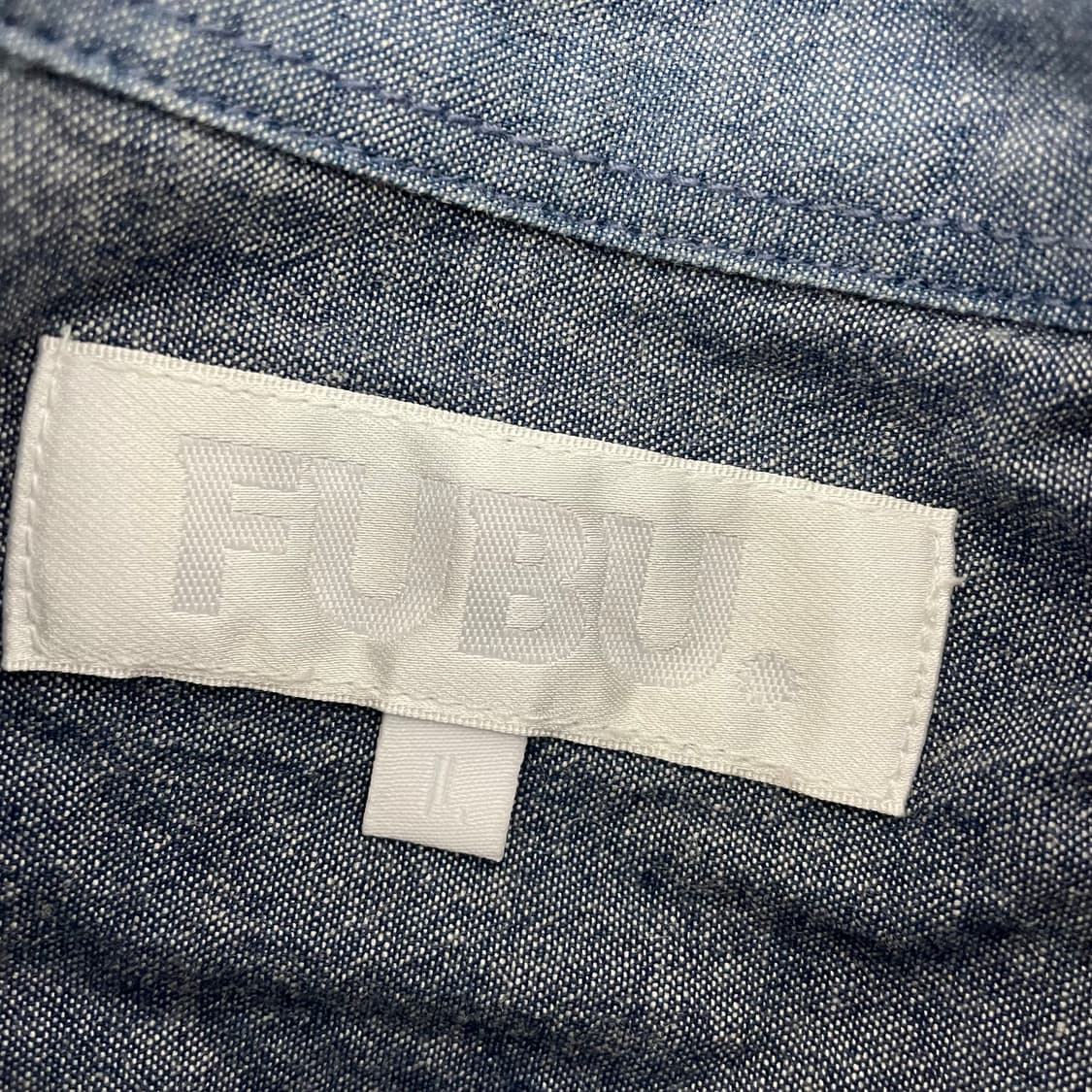 FUBU 데님 워크 셔츠 상품이미지3