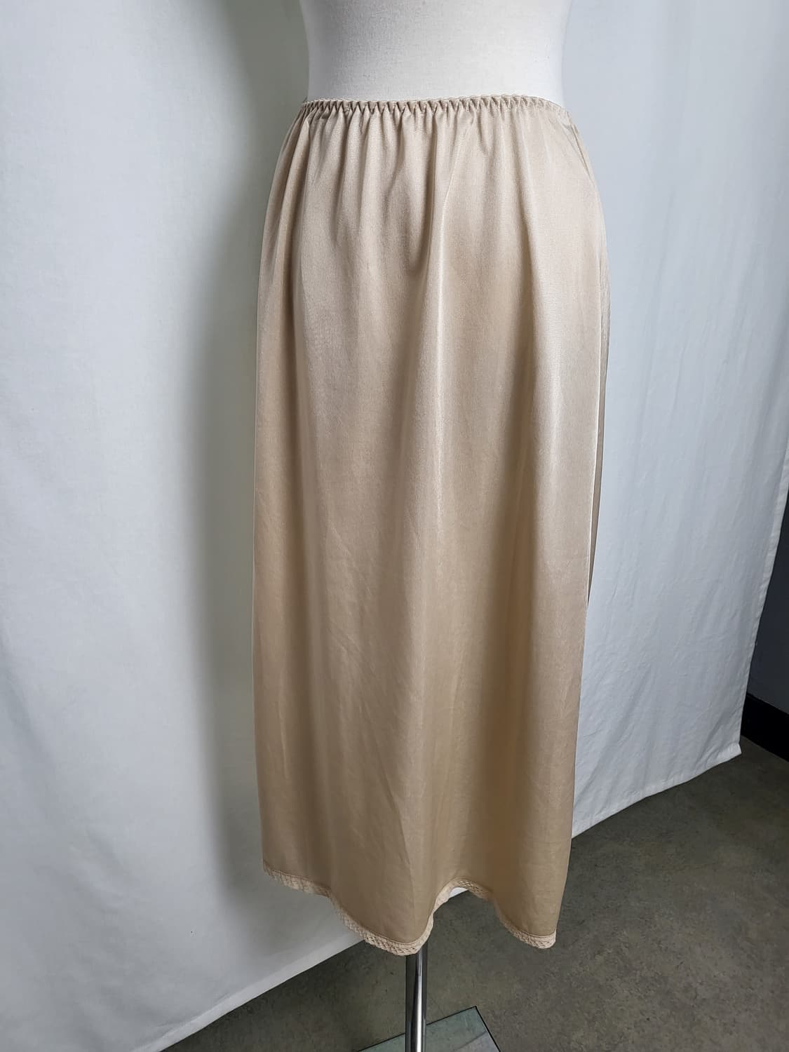빈티지 살몬 슬립 스커트 상품이미지3