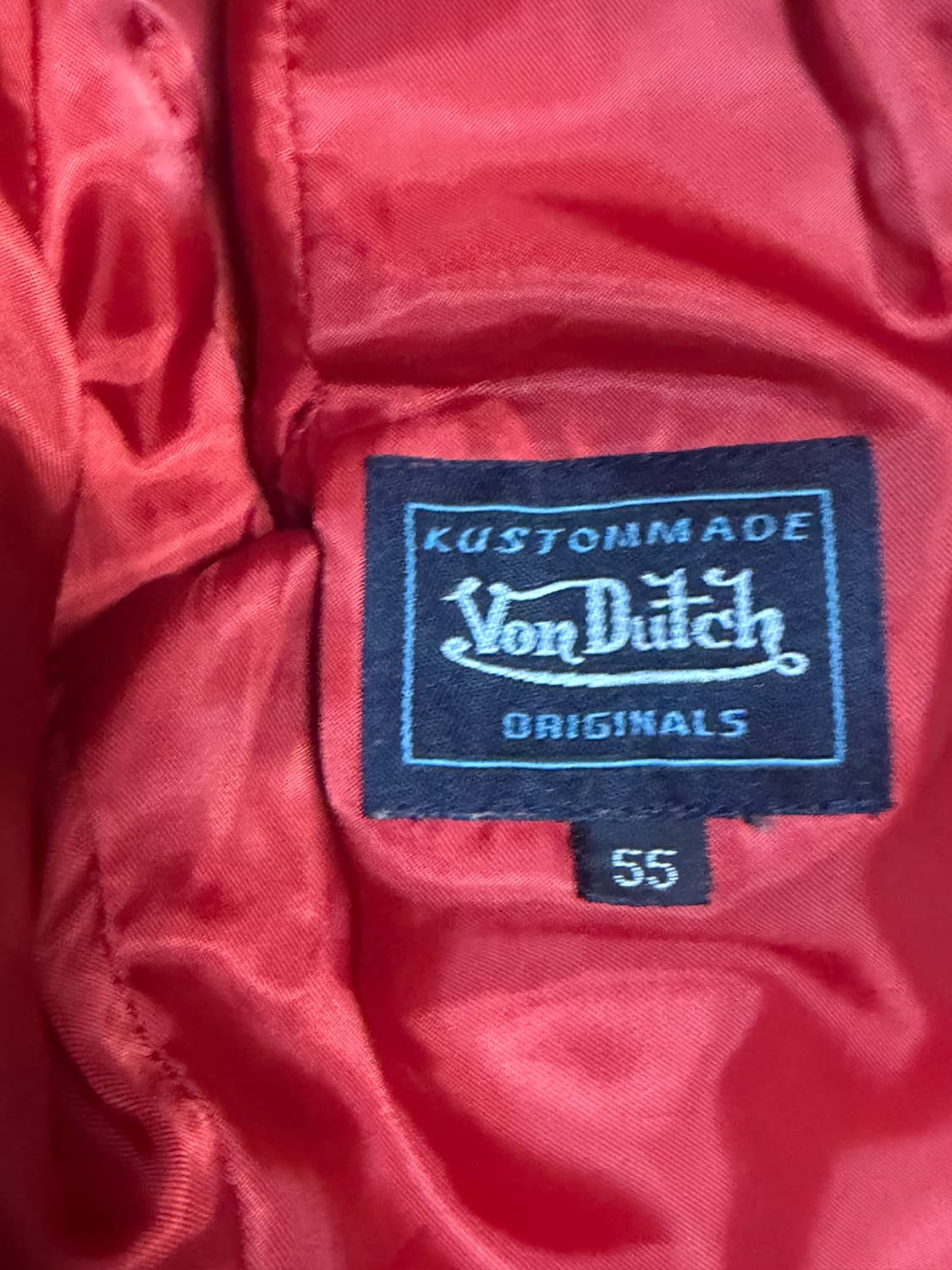 Von Dutch 레더 집업 가죽자켓 양가죽자켓 상품이미지3