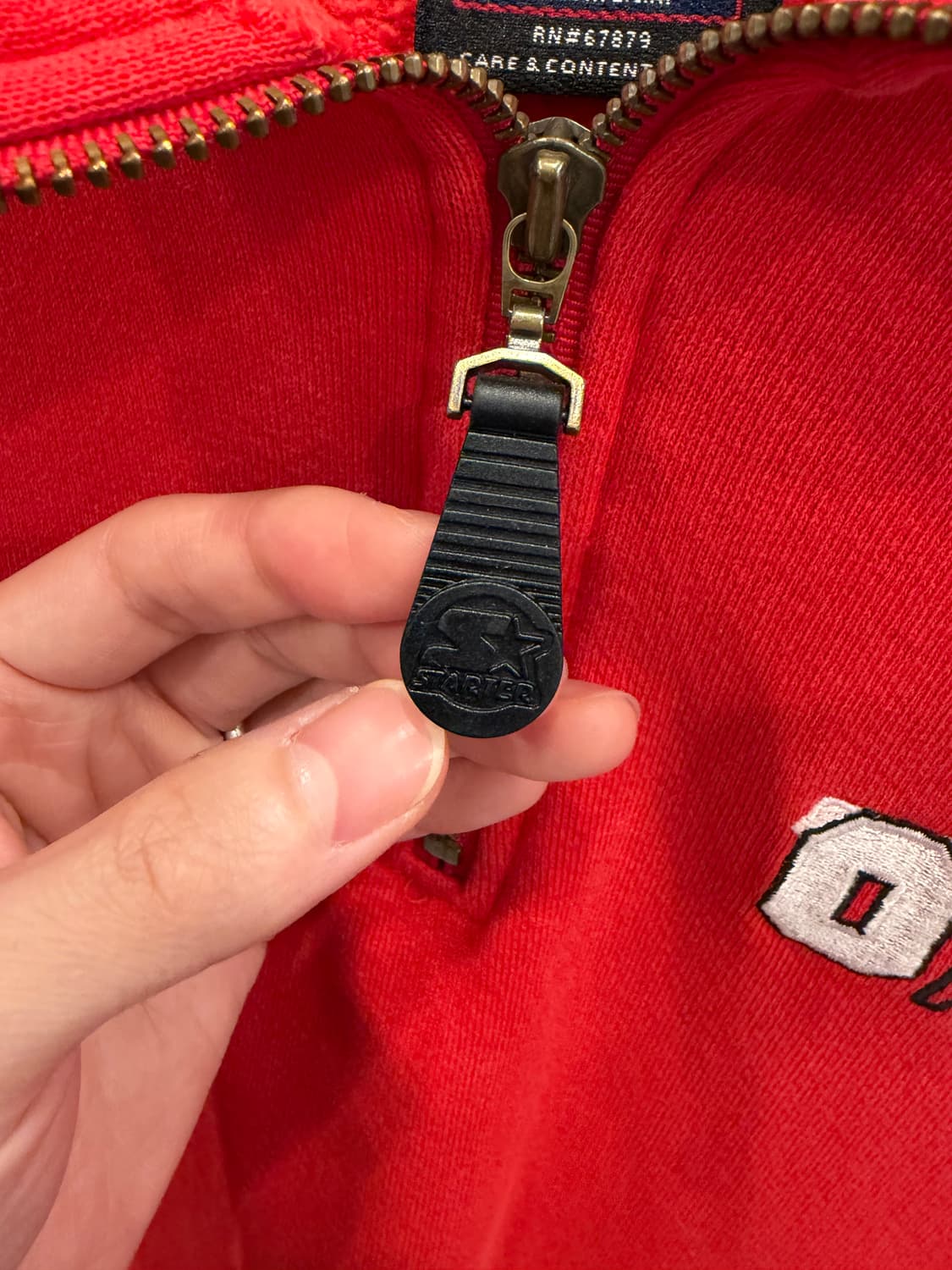 90s Starter 스타터 하프 집업 스웻셔츠 (made in USA) 상품이미지4