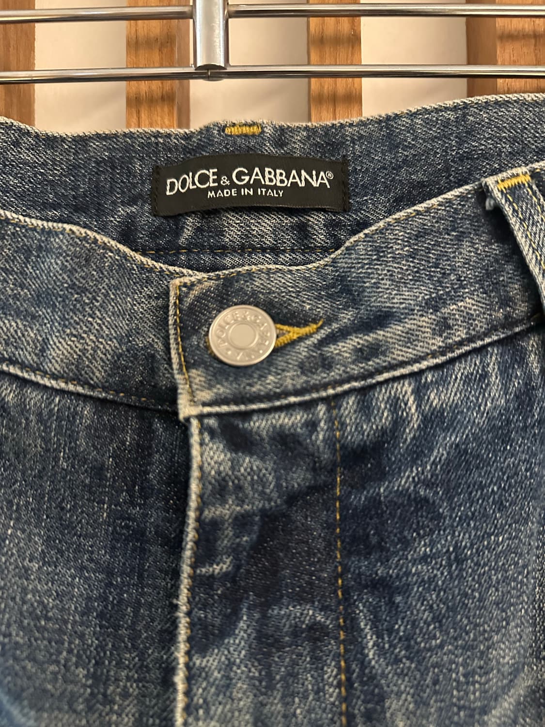 돌체앤가바나 데님 승마 프린팅 팬츠 50 상품이미지3