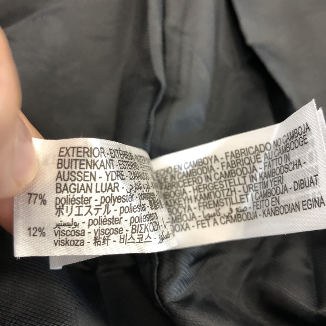 자라 숏 크롭 더블 브레스티드코트 S 상품이미지6