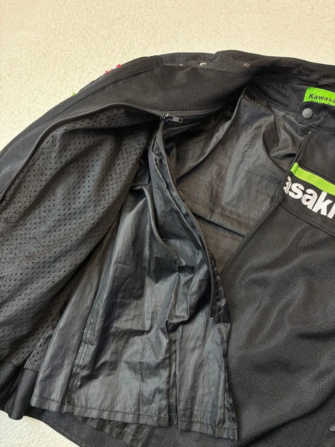 가와사키 KAWASAKI 로고 레이싱 자켓 PN6140 상품이미지3