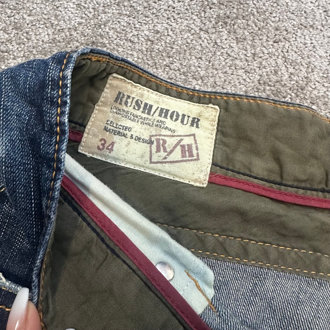RUSH/HOUR 포켓 워싱팬츠(34) 상품이미지3