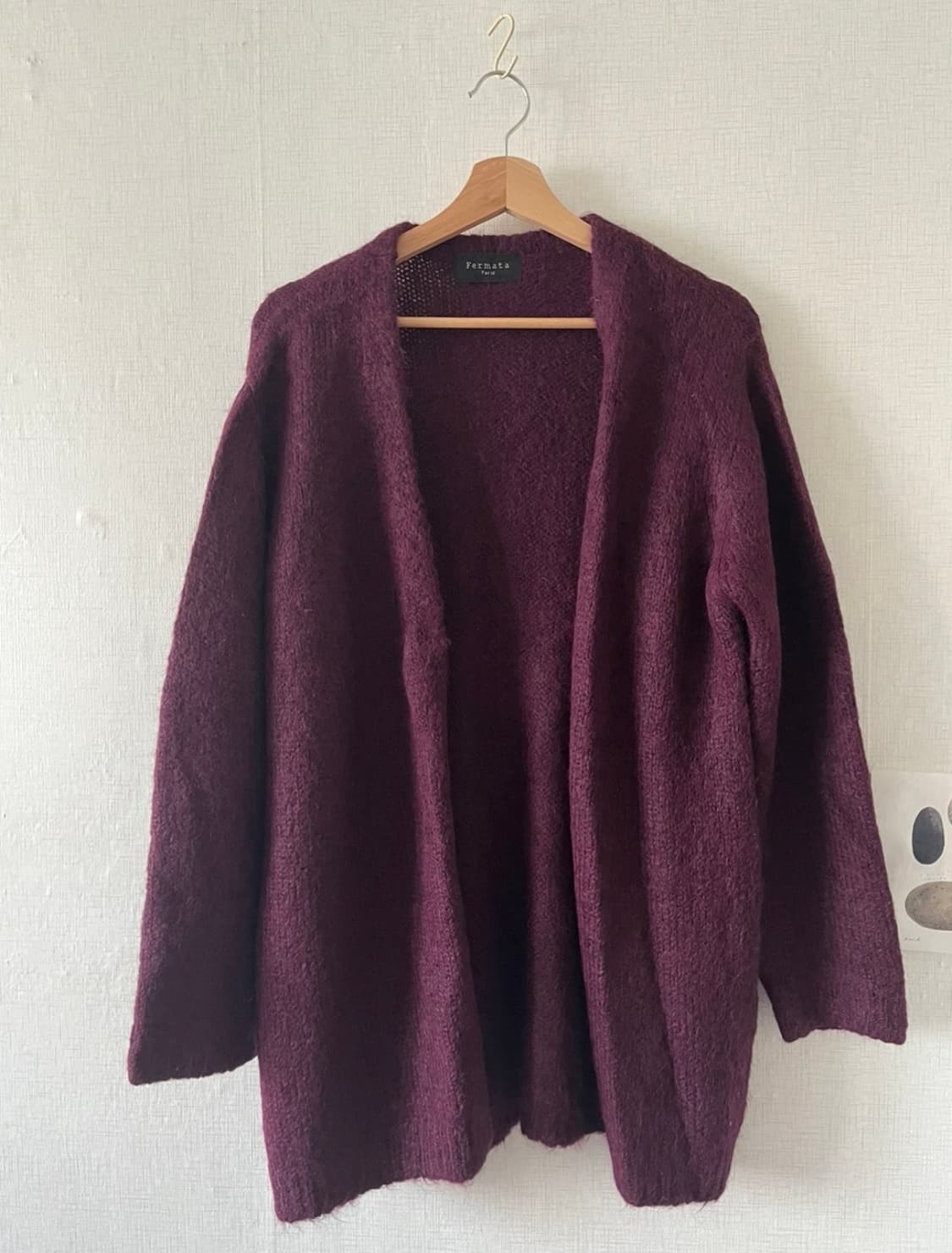 페르마타 수퍼알파카 가디건 상품이미지1