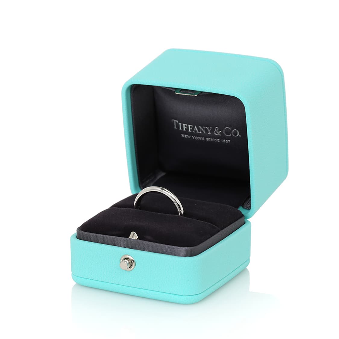 티파니 투게더 밀그레인 밴드링 4MM 플래티늄 반지 16호 상품이미지8