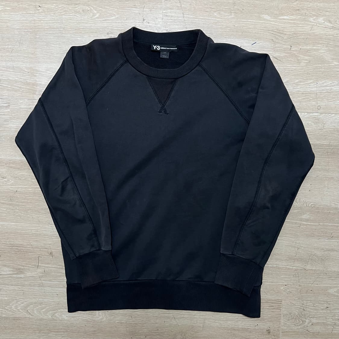 Y-3 요지 야마모토 빅로고 프린팅 맨투맨 [블랙] S/90 상품이미지1