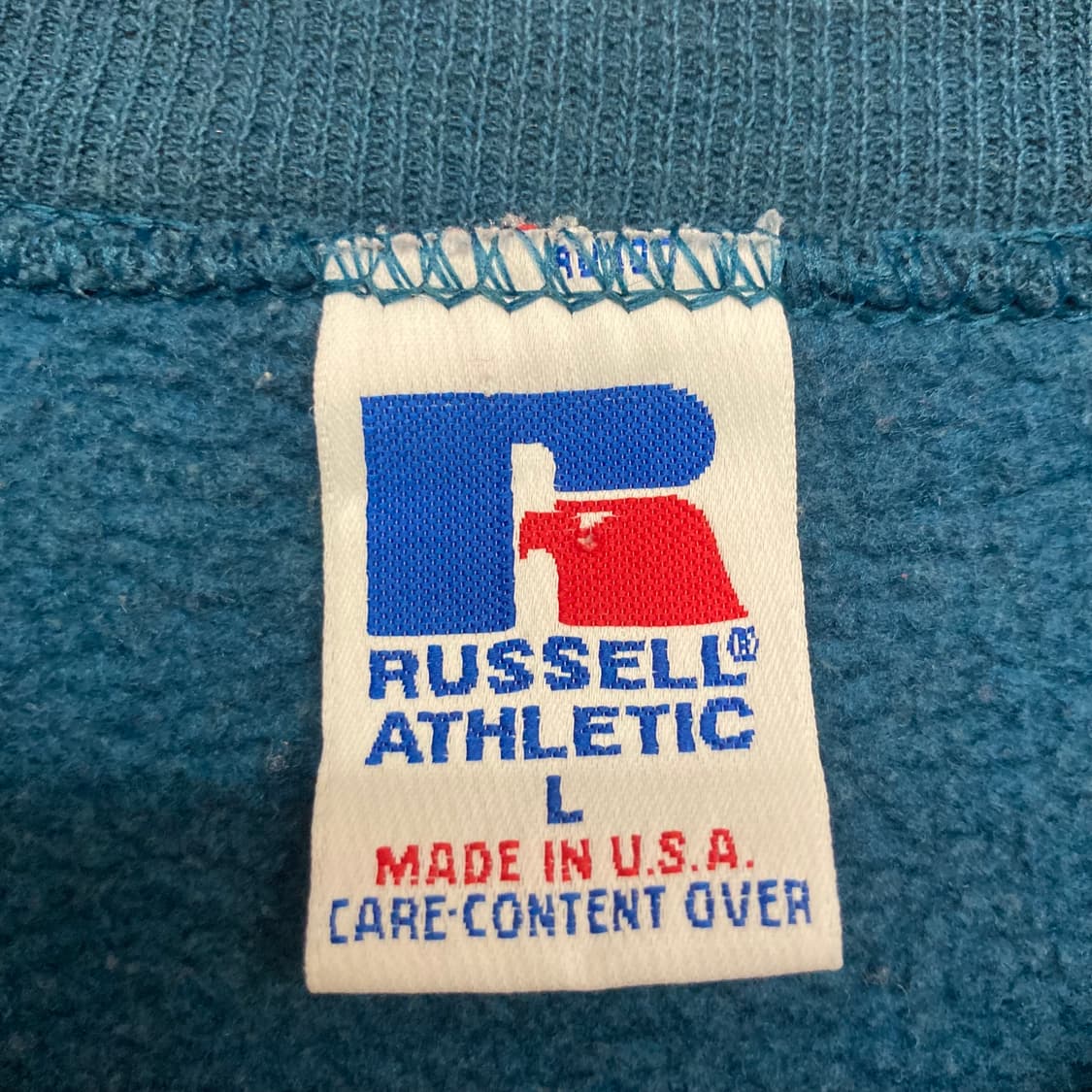 90‘s USA 러셀 맨투맨 ‘틸‘ 상품이미지5