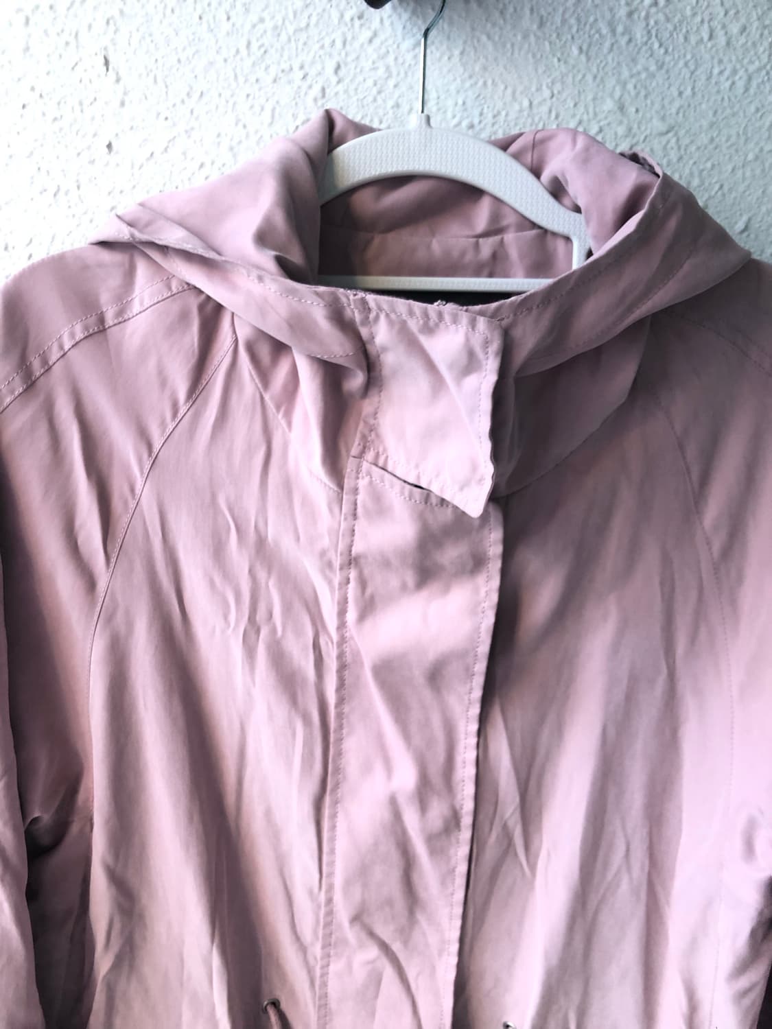 핑크 롱 바람막이 점퍼 상품이미지2