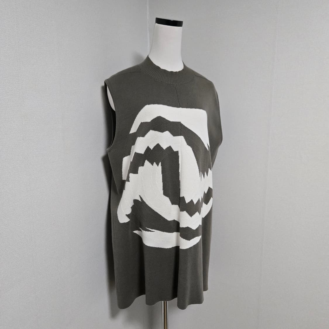 릭오웬스 코튼 모크넥 롱 베스트 / 여성 조끼/ 여성 베스트  상품이미지6