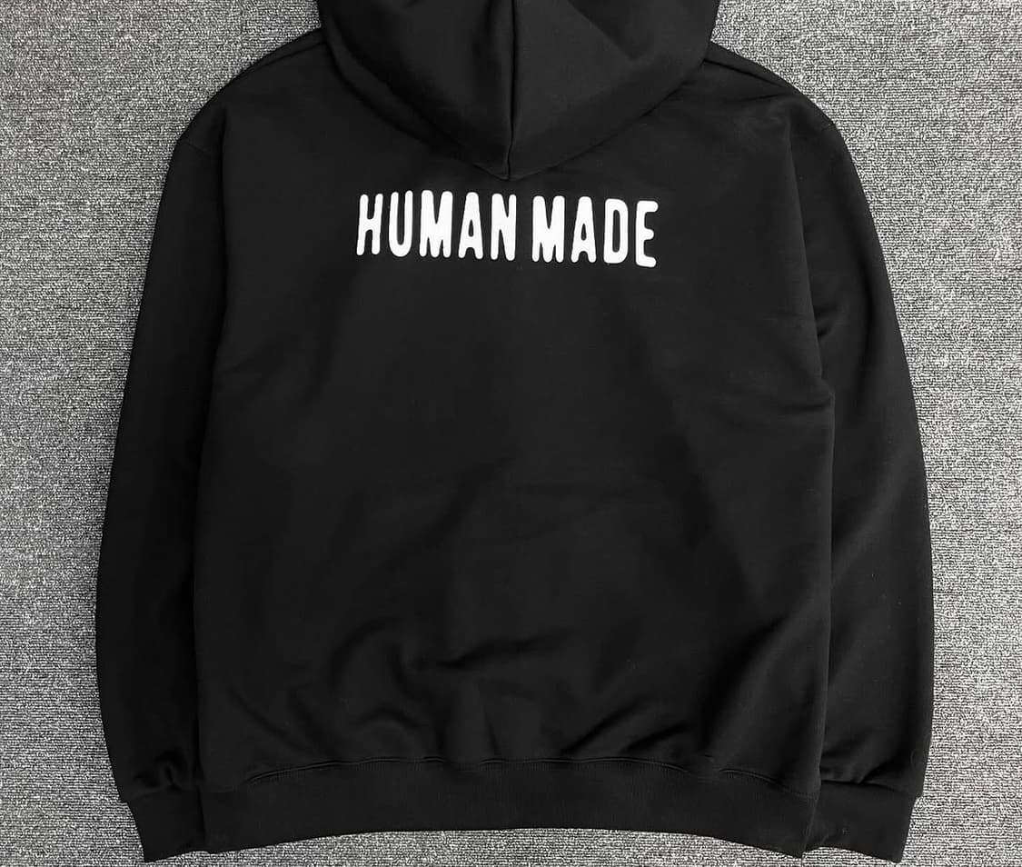 휴먼메이드 후드집업 블랙 상품이미지2