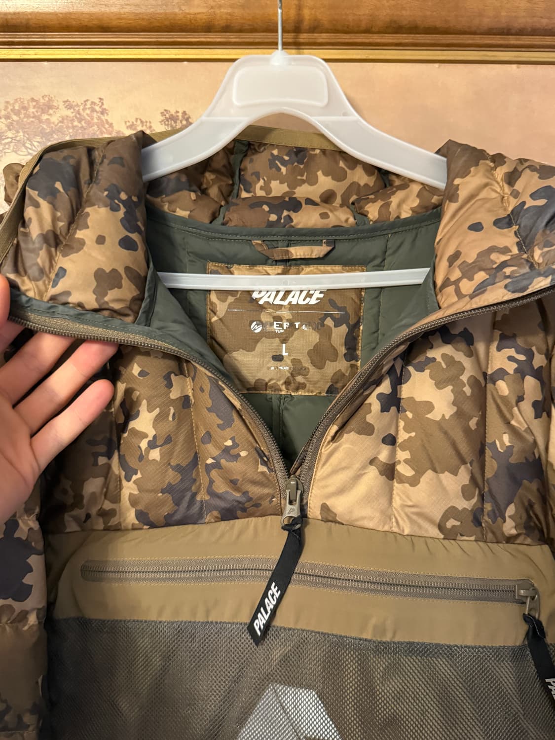 팔라스 퍼텍스 Q 라이트 다운 자켓 브라운 모스 카모  상품이미지3