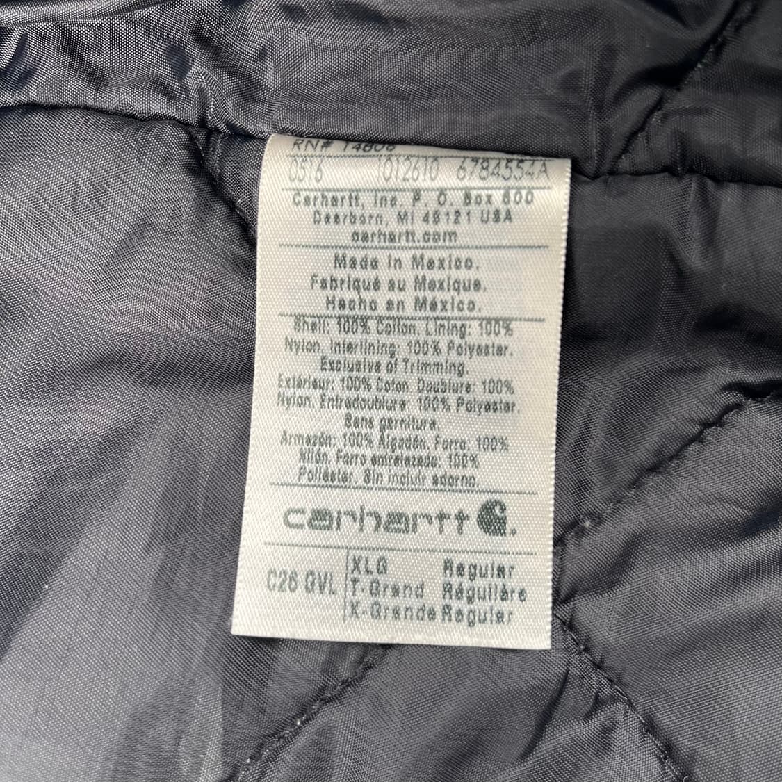 칼하트 아크틱 자켓 C26GVL 상품이미지5