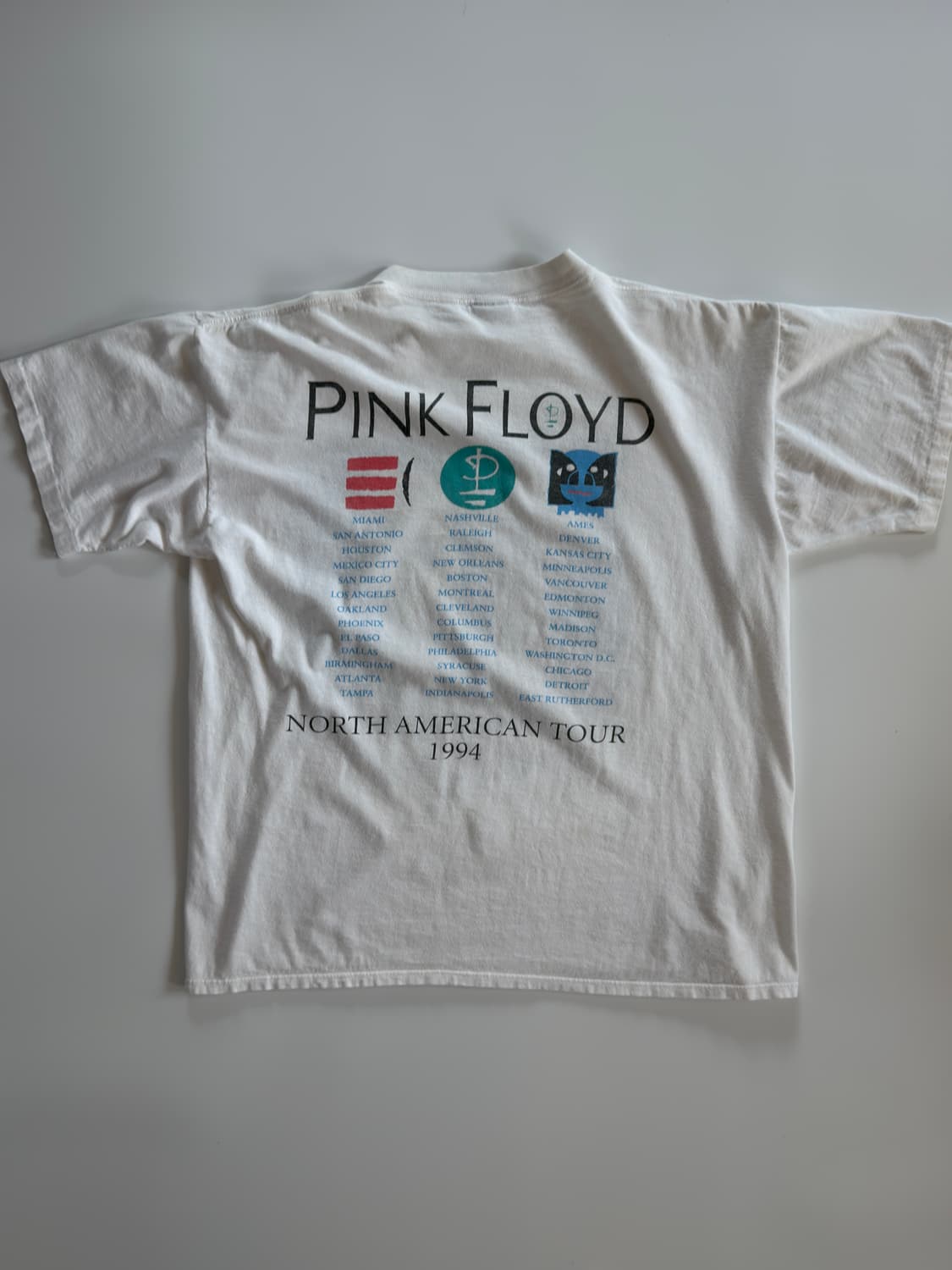 90s pink floyd 핑크플로이드 빈티지 티셔츠 상품이미지4