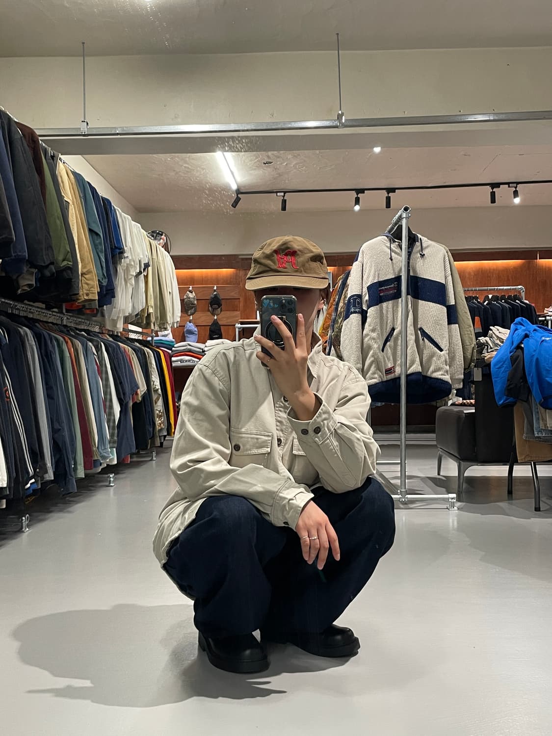 울리치 안감 기모 셔츠   상품이미지5