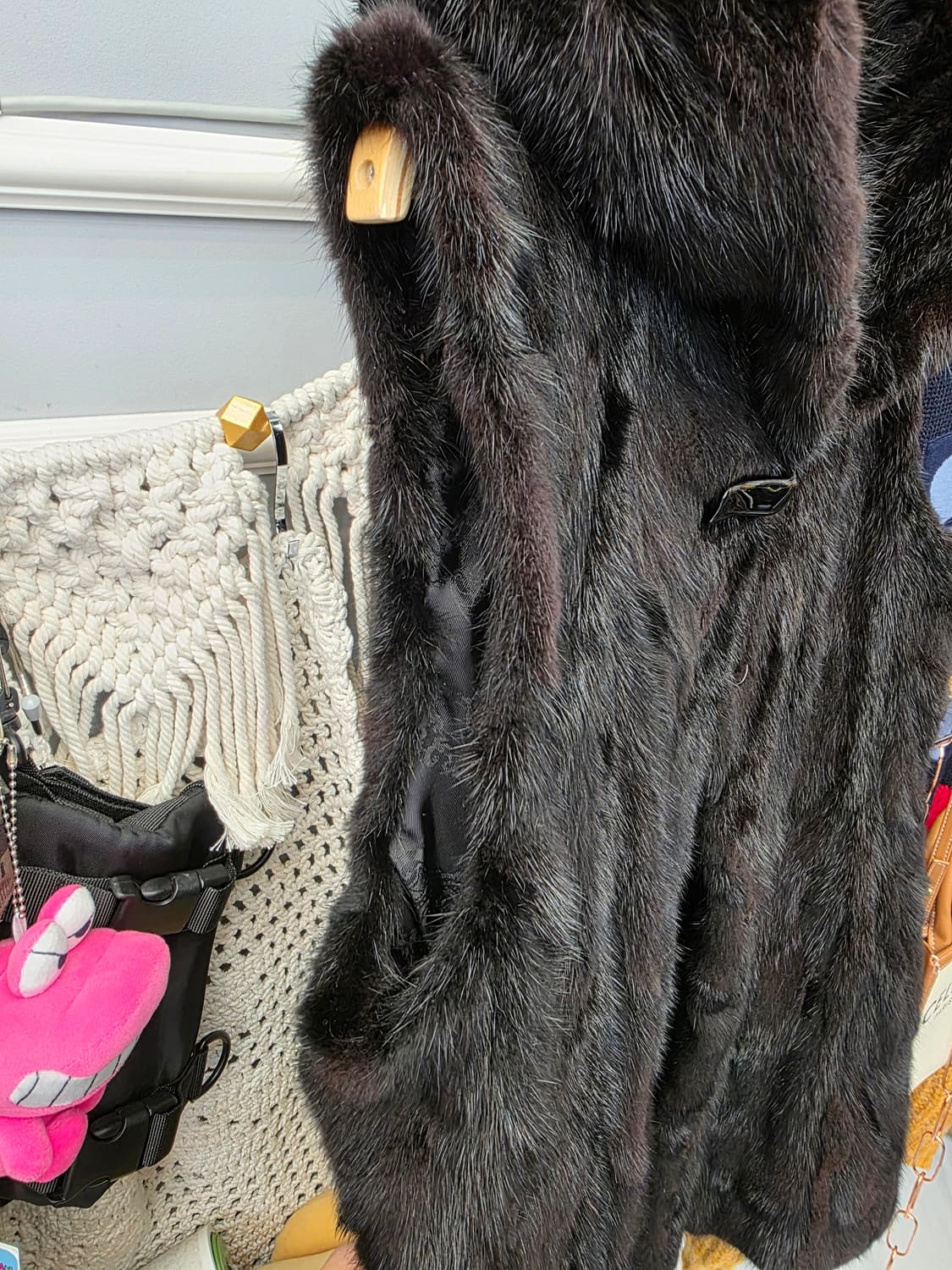 진도 끌레베 밍크 후드 베스트 조끼 91 상품이미지7