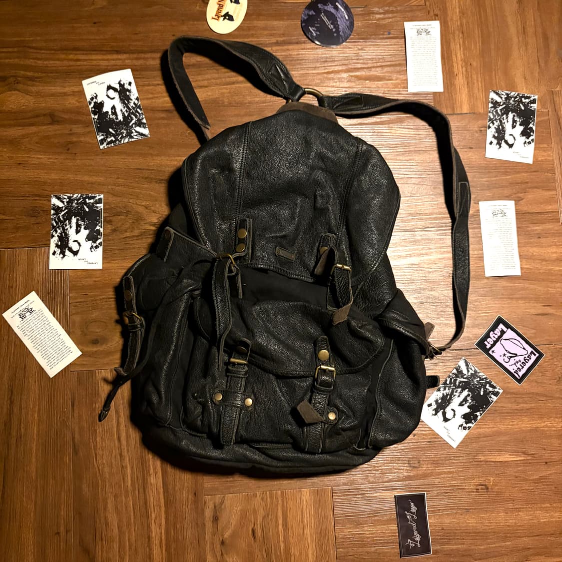 BUCKAROO LEATHER BACK ZIPUP BACKPACK 상품이미지1