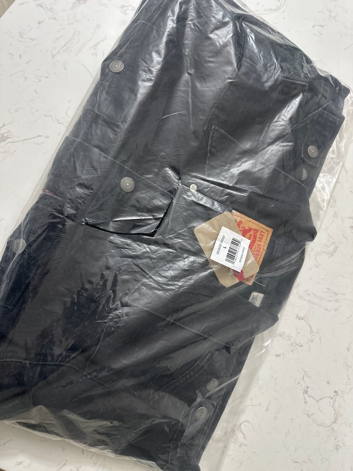 리바이스 웨스턴 트러커, 블랙 데님 L 사이즈 상품이미지5