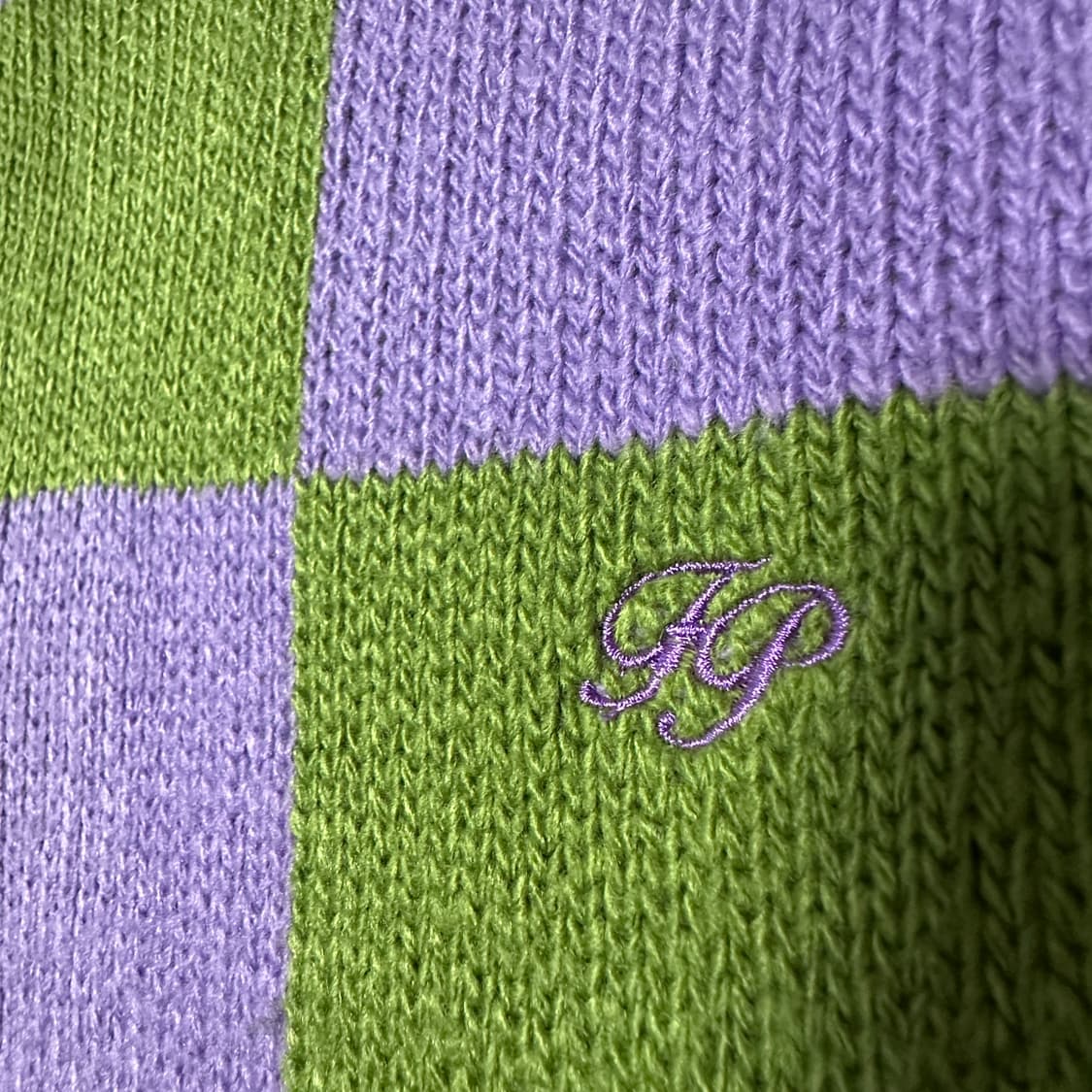 WHO'S WHO GALLERY check knit sweater 상품이미지3