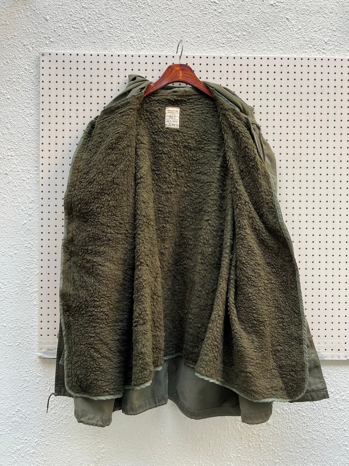 80s FRENCH ARMY M-64 MILITARY 오리지널개파카 상품이미지9