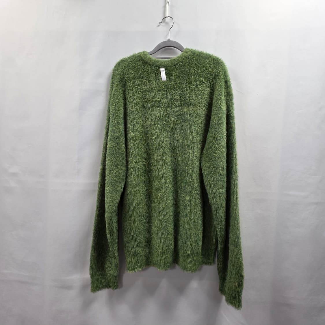 0144 노메뉴얼 NOMANUAL 퍼 니트 L / 그린 / 23FW 상품이미지2