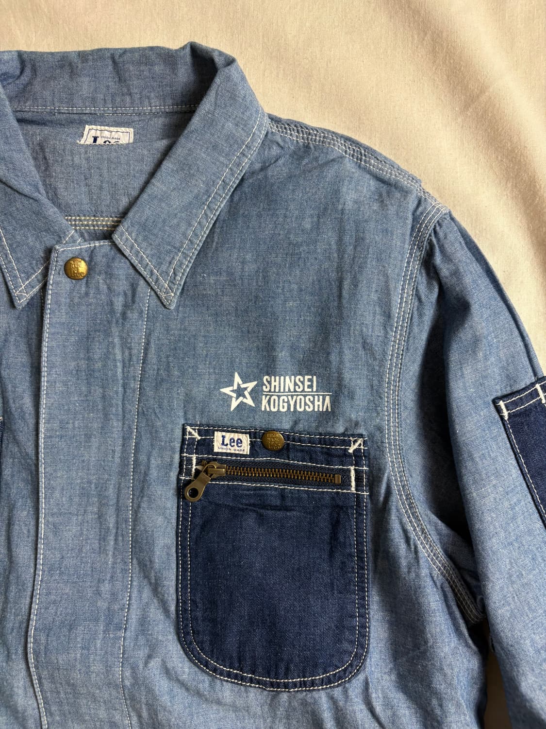 Levi's Lee 리바이스 리 패치워크 데님자켓 L 상품이미지5