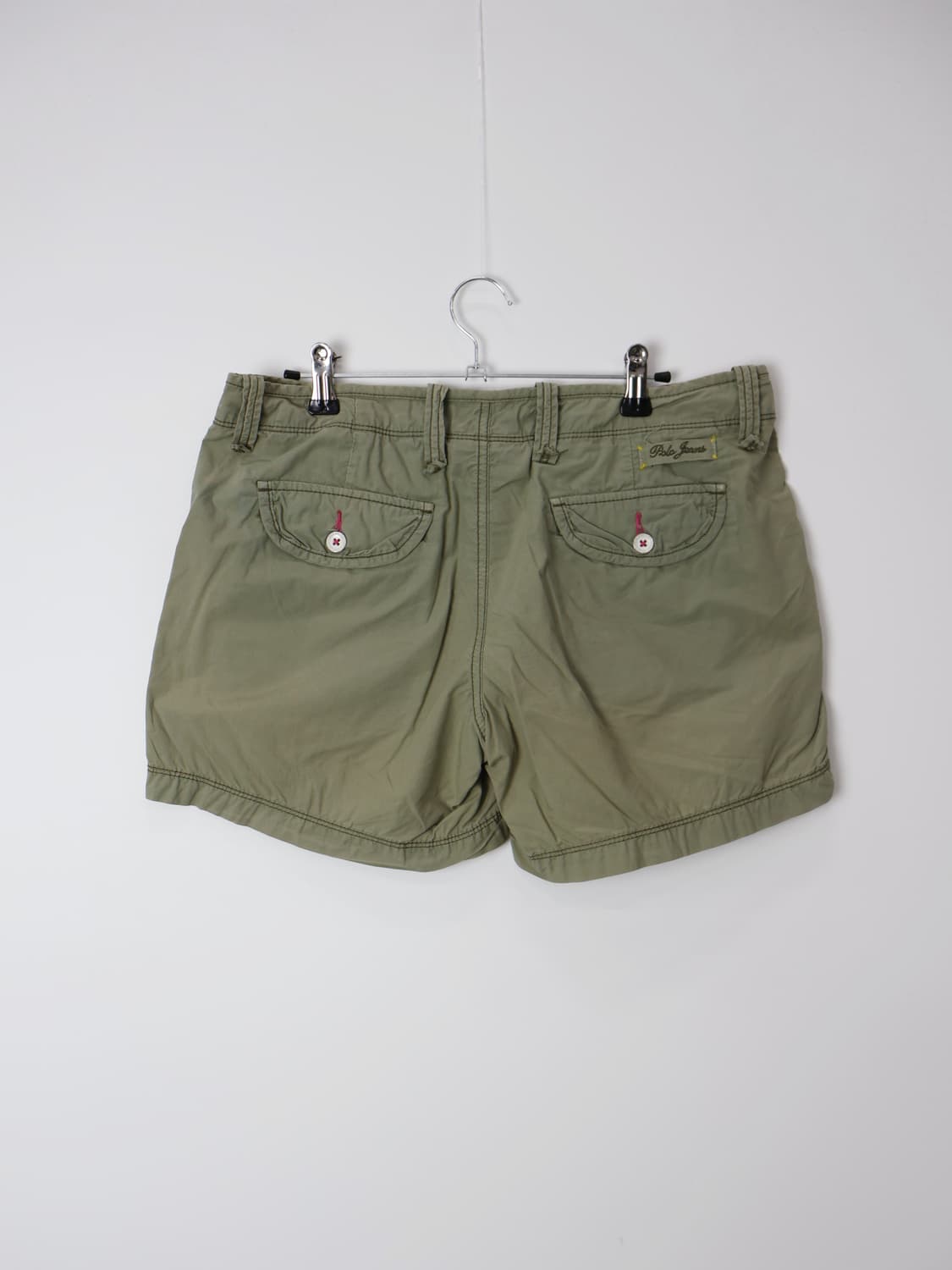 Polo Jeans Olive Green Cargo Mini Shorts 상품이미지7