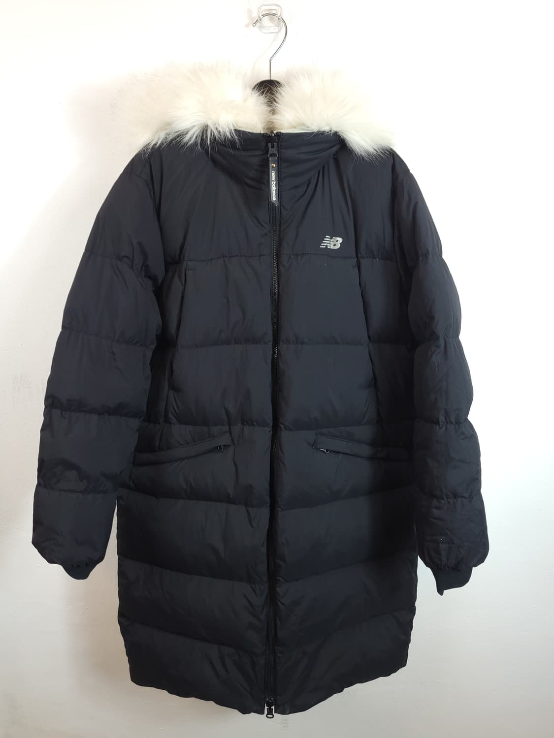 뉴발란스 여성 리버시블 구스롱패딩 90(M) 민트/블랙 상품이미지8