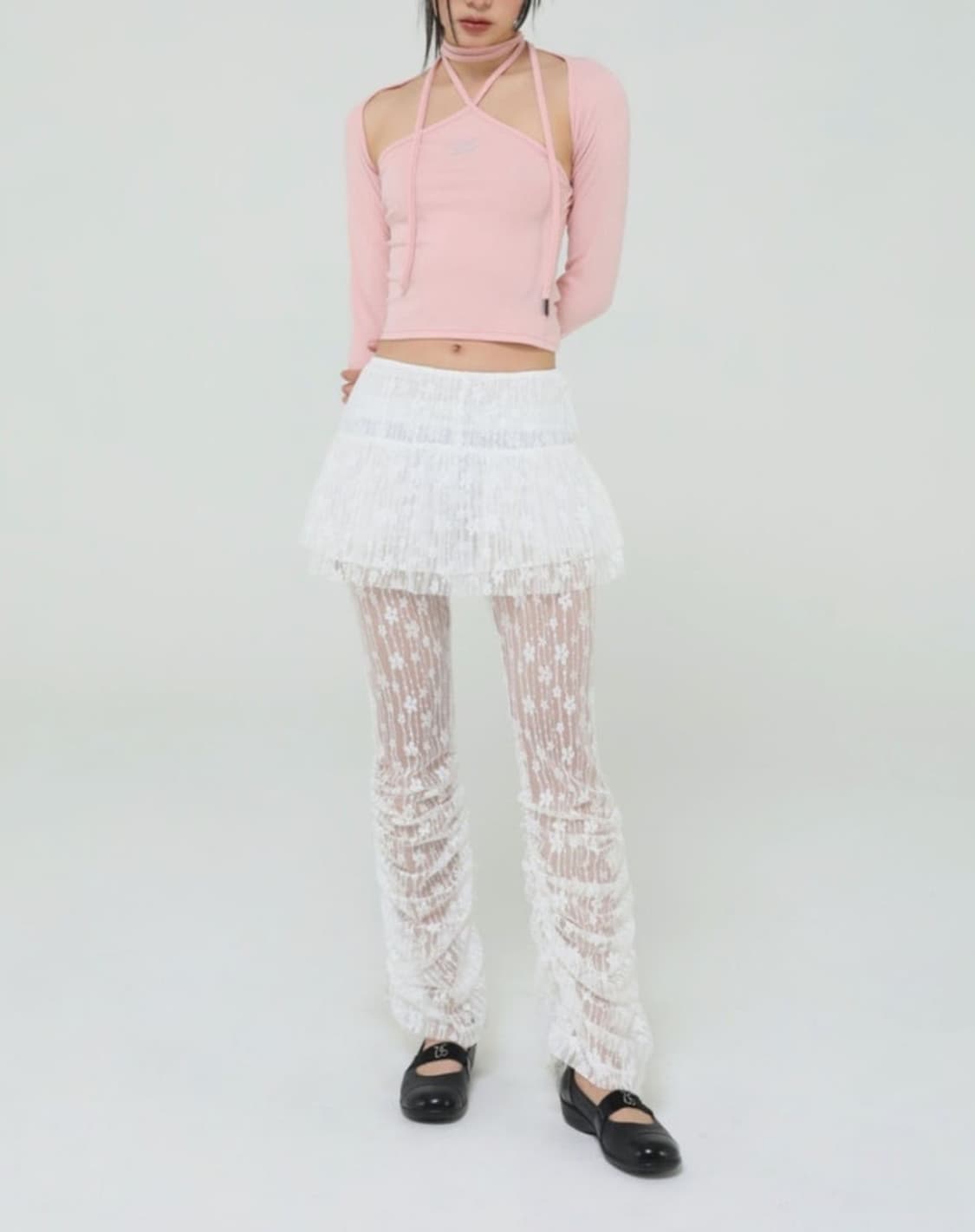 어글리쉐도우 레이스 프릴 스커트 팬츠 상품이미지1