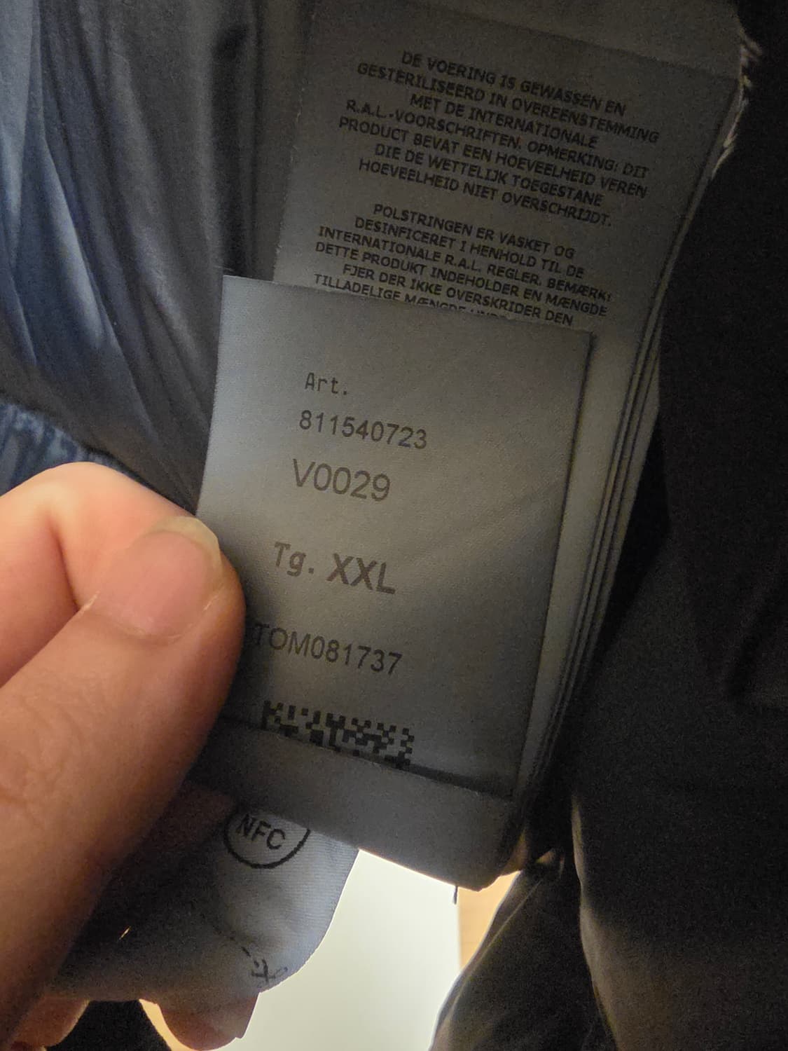 [24FW] 스톤아일랜드 크링클랩스 숏 다운 패딩 2XL 상품이미지10