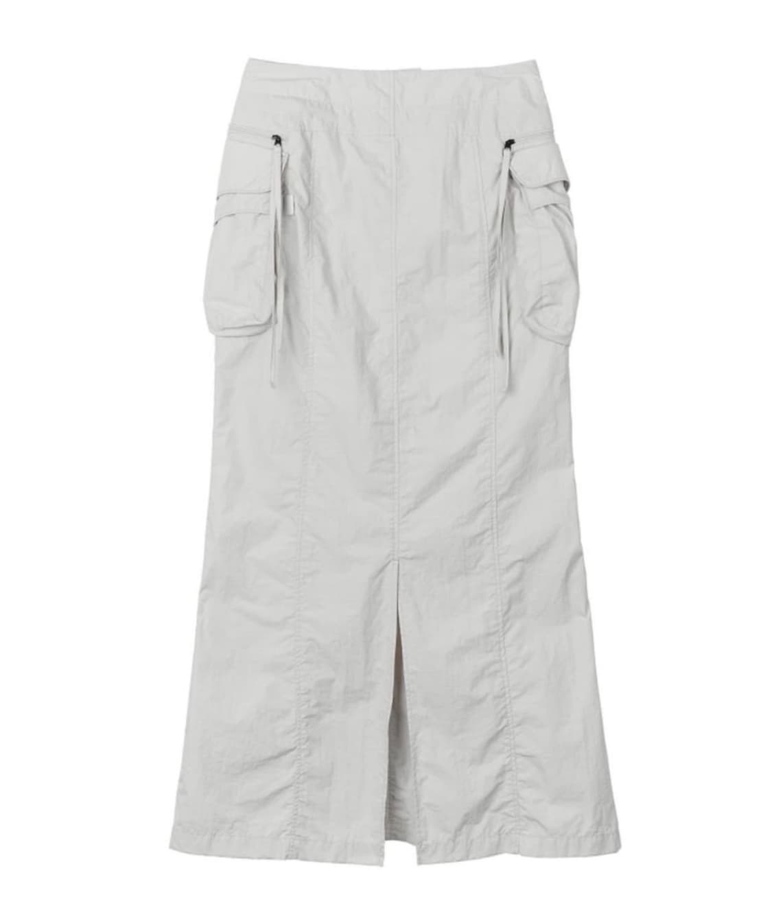 스컬프터 파라슈트 카고 맥시 스커트 그레이 상품이미지2