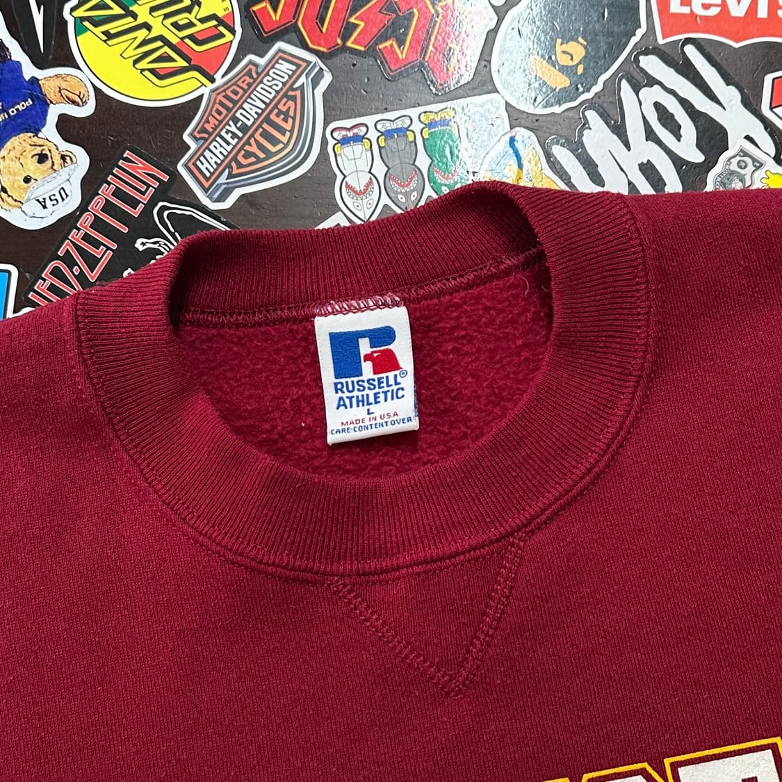 90s USA 러셀 레드스킨스 빈티지 스웻셔츠 L 상품이미지5