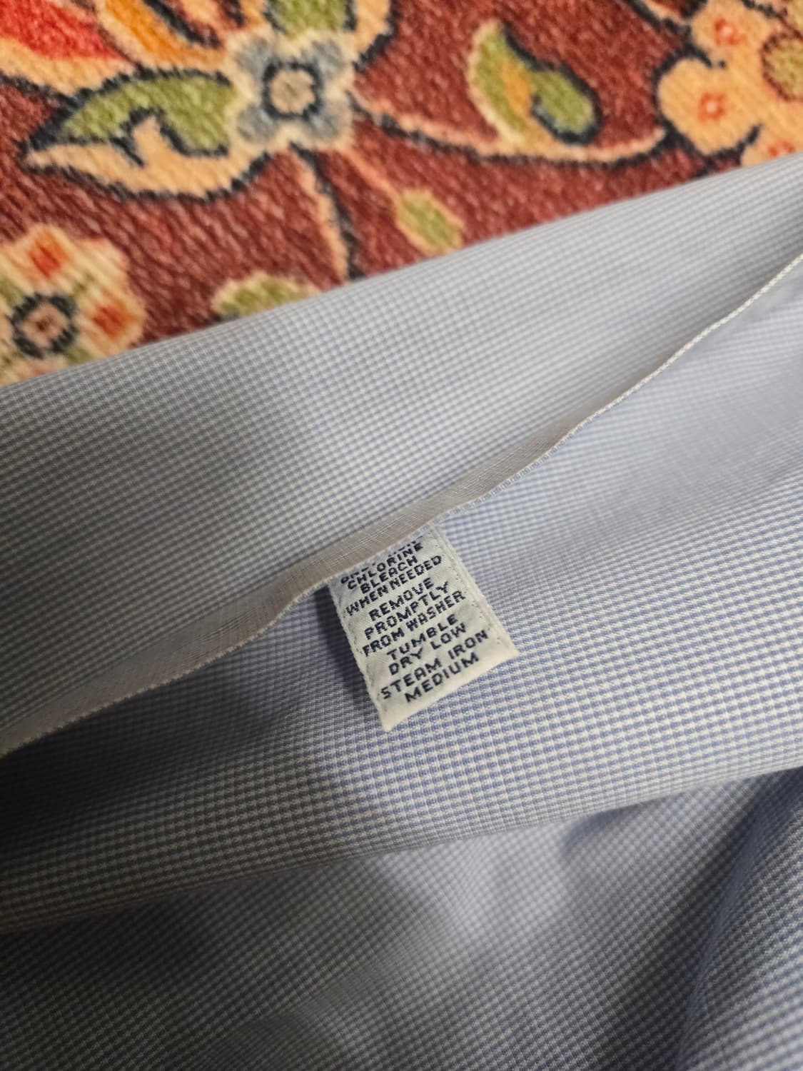 폴로 랄프로렌 블레이크 잔체크 반팔 셔츠 (M) 상품이미지8