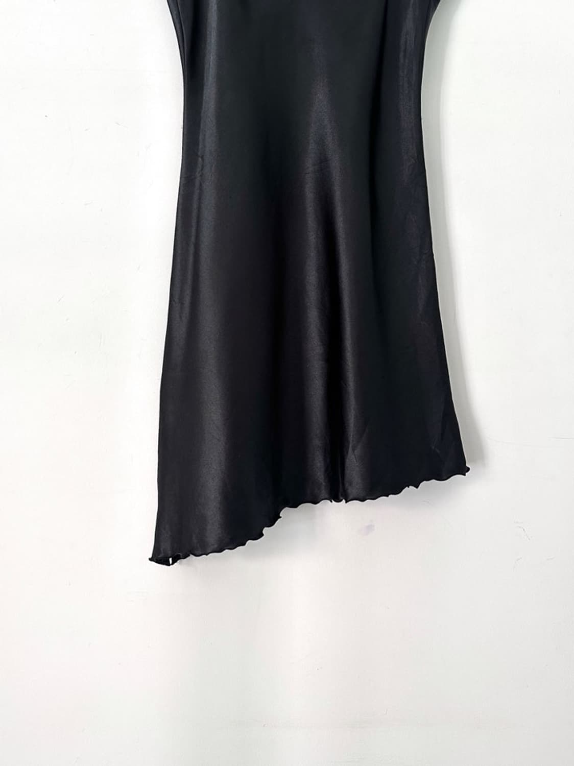 Satin slip ops / black 상품이미지3