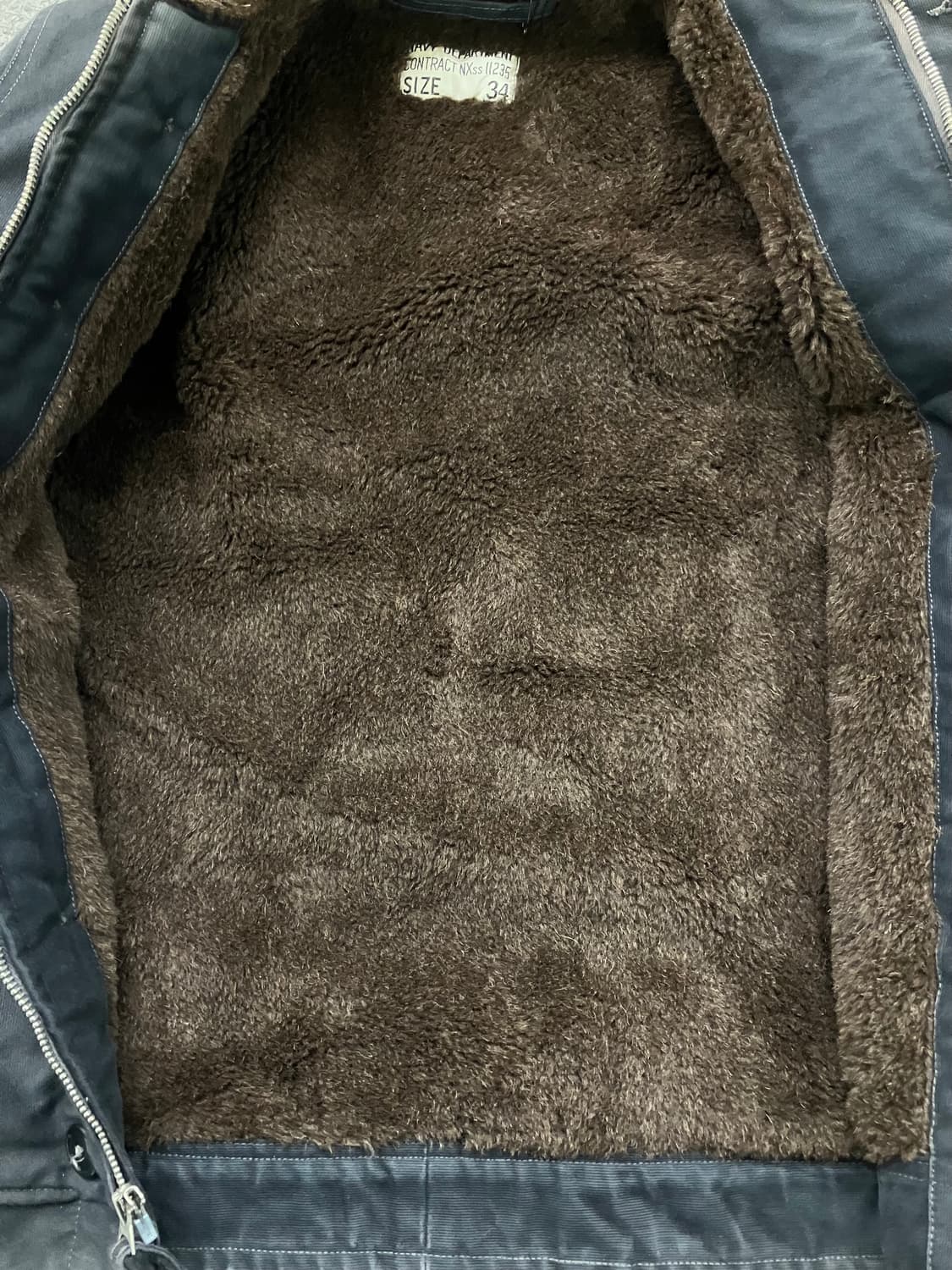 리얼맥코이 네이비 N-1 덱자켓 34 상품이미지5