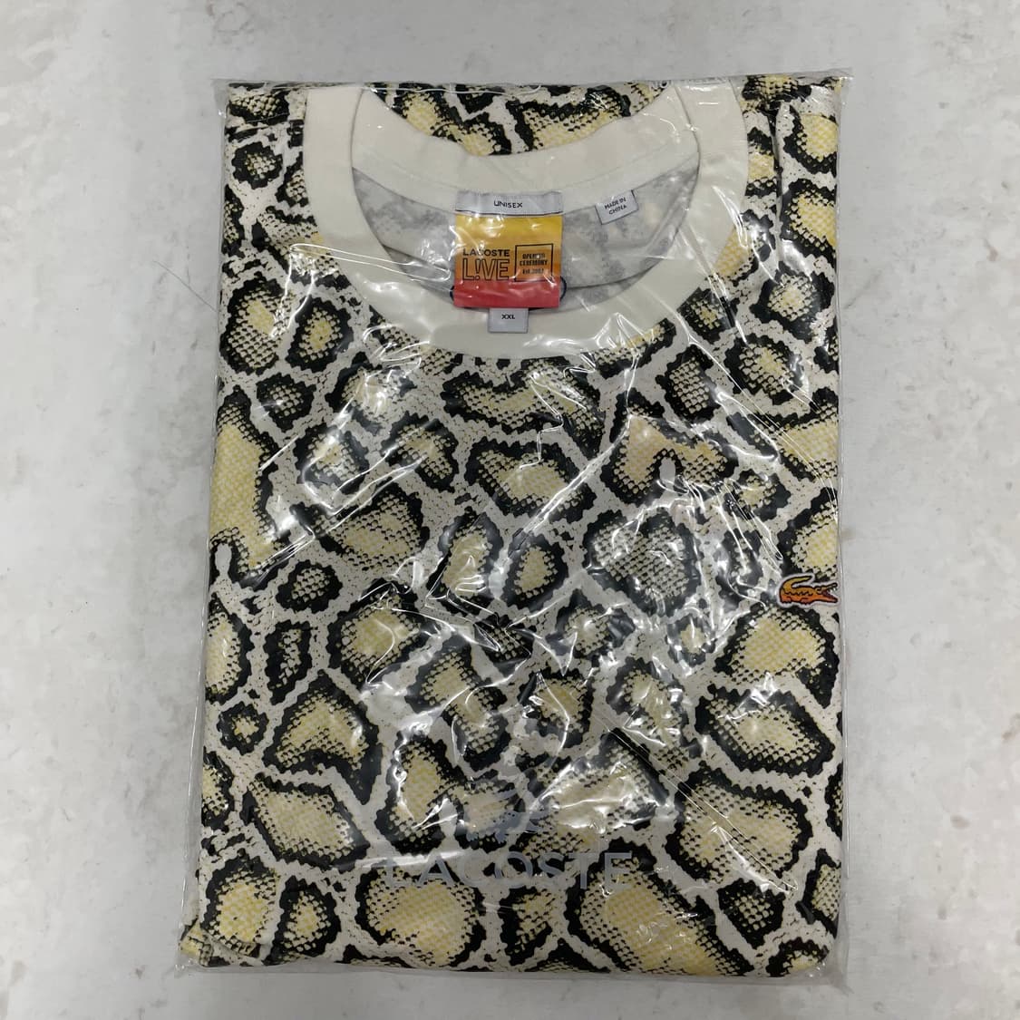 라코스테 오프닝세레모니 콜라보 악어패턴 티셔츠 상품이미지4