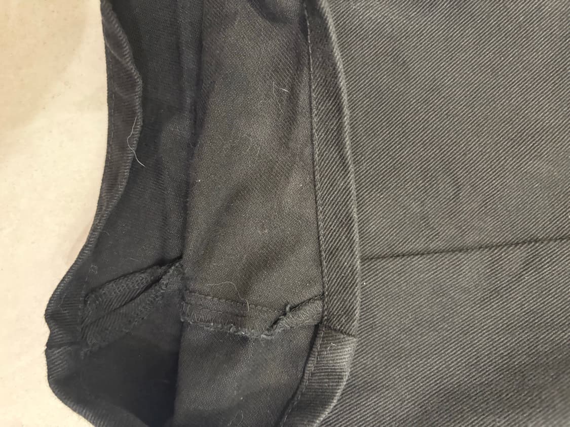 써저리 오블리크 팬츠 블랙 M 상품이미지3